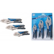 ZESTAW SZCZYPCY ZACISKOWYCH SAMOBLOKUJĄCYCH Z UCHWYTEM SOFTGRIP, 3 szt.