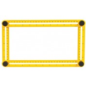 WIEOFUNKCYJNY KĄOWNIK REGULOWANY TEMPLATER ( 305 X 50 MM )