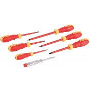 ZESTAW WKRĘTAKÓW VDE TYPU SOFTGRIP 7SZT.