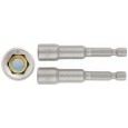BITY Z NASADKAMI CZOŁOWYMI 13 MM, 65 MM, 2 SZT.