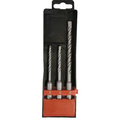 ZESTAW WIERTEŁ DO BETONU, 5 x 110,6 x 110,8 x 160 MM, SDS PLUS 3 SZT.