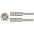 BITY Z NASADKAMI CZOŁOWYMI 12 MM, 65 MM, 2 SZT.