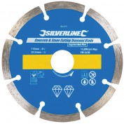 TARCZA DIAMENTOWA DO CIĘCIA BETONU I KAMIENIA (115 x 22,23 MM SEGMENTOWANA OBRĘCZ)