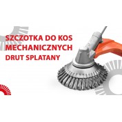 SZCZOTKA DO KOS OTWÓR FI 25,4 DRUT SPLATANY