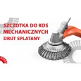 SZCZOTKA DO KOS OTWÓR FI 25,4 DRUT SPLATANY