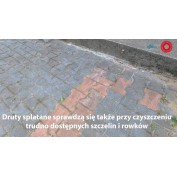 SZCZOTKA DO KOS- MAŁA OTWÓR FI 25,4 DRUT SPLATANY