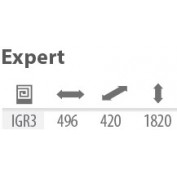GRABIE DO LIŚCI EXPERT 1820 MM ZIELONE