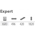 GRABIE DO LIŚCI EXPERT 1820 MM ZIELONE