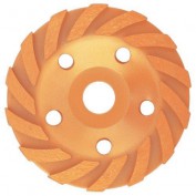 TARCZA DIAMENTOWA GARNKOWA DO CZYSZCZENIAPOWIERZCHNI 125 MM, TURBO- SEGMENTOWA