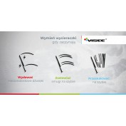 WYCIERACZKI PŁASKI VISEE HEXA 650 x 400mm
