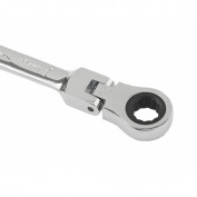 KLUCZ PŁASK-OCZKOWY Z GRZECHOTKĄ 10 MM, CRV OBROTOWY POLEROWANY