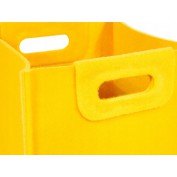 POJEMNIK FILCOWY S, ŻÓŁTY, 290x290x300 MM