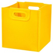 POJEMNIK FILCOWY S, ŻÓŁTY, 290x290x300 MM