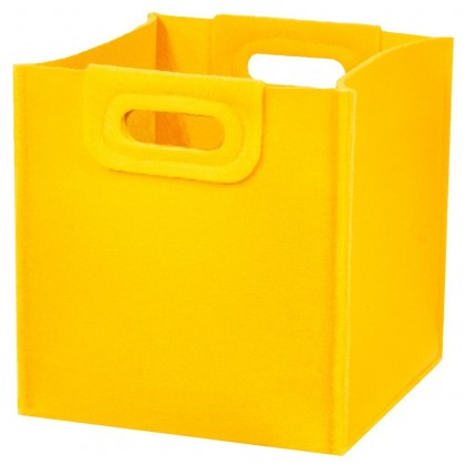 POJEMNIK FILCOWY S, ŻÓŁTY, 290x290x300 MM POJEMNIK FILCOWY S, ŻÓŁTY, 290x290x300 MM