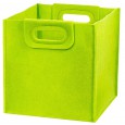 POJEMNIK FILCOWY NA ZABAWKI, ZIELONY