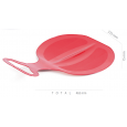ŚLIZG PLASTIKOWY FREE 465MM, CZERWONY