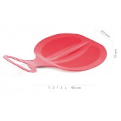 ŚLIZG PLASTIKOWY FREE 465MM, RÓŻOWY