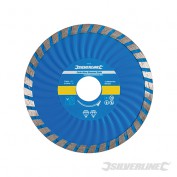 TARCZA DIAMENTOWA TURBO 115  x 22,23 MM AŻUROWA CIĄGŁA OBRĘCZ