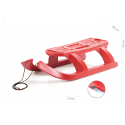 Sanki plastikowe Arrow, czerwone