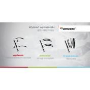 WYCIERACZKI PŁASKIE VISEE HEXA 600 x 500MM