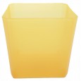 OSŁONKA PROSTOKĄTNA 140 x 125 x 140 MM, ŻÓŁTA, TRANSPARĘTNA
