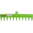 Grabie plastikowe,380 mm, 11 prostych zębów, wzmocnione, bez uchwytu