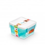 ORPLAST ZESTAW POJEMNIKÓW NA ŻYWNOŚĆ ARCTIC 3 X 850 ML KWADRAT