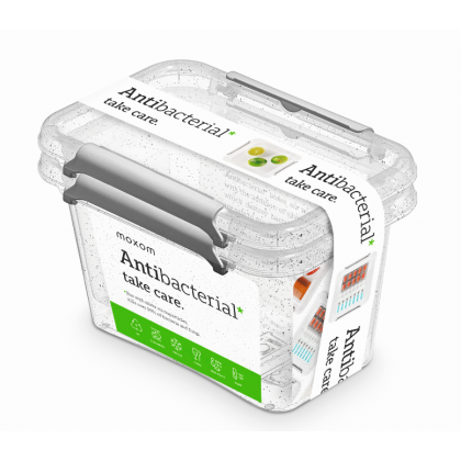 ZESTAW POJEMNIKÓW ANTIBACTERIAL 2 X 650 ML ZESTAW POJEMNIKÓW ANTIBACTERIAL 2 X 650 ML