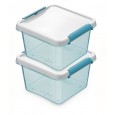 ORPLAST ZESTAW POJEMNIKÓW NA ŻYWNOŚĆ ARCTIC 2 x 3000 ML KWADRAT