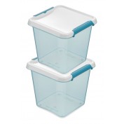 ORPLAST ZESTAW POJEMNIKÓW NA ŻYWNOŚĆ ARCTIC 2 x 4000 ML KWADRAT