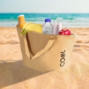 TORBA TERMICZNA NA ZAKUPY, PLAŻOWA TURYSTYCZNA Z PAPIERU TERMICZNEGO 6,8L