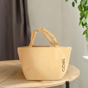 TORBA TERMICZNA NA ZAKUPY, PLAŻOWA TURYSTYCZNA Z PAPIERU TERMICZNEGO 6,8L