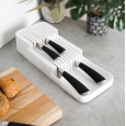 ORGANIZER WKŁAD DO SZUFLADY NA NOŻE KUCHENNE BIAŁY 390X145X75MM