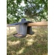 KARMNIK DLA PTAKÓW BIRDYFEED DOUBLE, DASZEK ANTRACYT, PODSTAWA SZARA