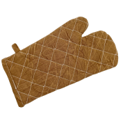RĘKAWICA KUCHENNA PIKOWANA BRĄZOWA