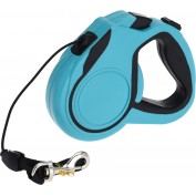 Smycz dla psa automatyczna rozciagana 5m niebieska