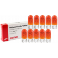 ŻARÓWKI HALOGENOWE  WY5W T10 5W W2.1 X 9.5D AMBER 24V 10SZT.
