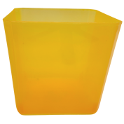 OSŁONKA PROSTOKĄTNA 140 x 125 x 140 MM, ŻÓŁTA, TRANSPARĘTNA