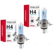 ŻARÓWKA HALOGENOWA H4 12V 60/55W FILTR UV (E4) SUPER WHITE