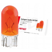 ŻARÓWKI HALOGENOWE  WY5W T10 5W W2.1 X 9.5D AMBER 24V 10SZT.