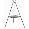 GRILL NA TRÓJNOGU 180 CM - RUSZT STAL NATURALNA 60 CM
