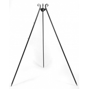 GRILL NA TRÓJNOGU 180 CM - RUSZT STAL NATURALNA 60 CM