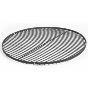 GRILL NA TRÓJNOGU 180 CM - RUSZT STAL NATURALNA 60 CM + KOŁOWROTEK