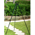 GRILL NA TRÓJNOGU 180 CM - RUSZT STAL NIERDZEWNA 80 CM