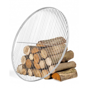 GRILL NA TRÓJNOGU 180 CM - RUSZT STAL NIERDZEWNA 80 CM+KOŁOWROTEK