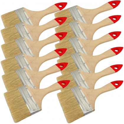 12 x PĘDZEL PŁASKI 4/100 MM STANDARD 12 x PĘDZEL PŁASKI 4/100 MM STANDARD