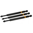 BIT UDAROWY POZIDRIVE ZESTAW 3 SZT PZ2 110 MM