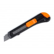 ZESTAW NÓŻ BUDOWLANY PLASTIKOWY 18 MM + OSTRZA ZAPASOWE 18 MM 10 SZT