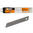 ZESTAW NÓŻ BUDOWLANY METALOWY Z AUTOMATYCZNĄ BLOKADĄ 18 MM + OSTRZA ZAPASOWE 18 MM 10 SZT
