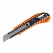 ZESTAW  4 X NÓŻ BUDOWLANY METALOWY Z AUTOMATYCZNĄ BLOKADĄ 18 MM + 4 X  OSTRZA ZAPASOWE 18 MM 10 SZT